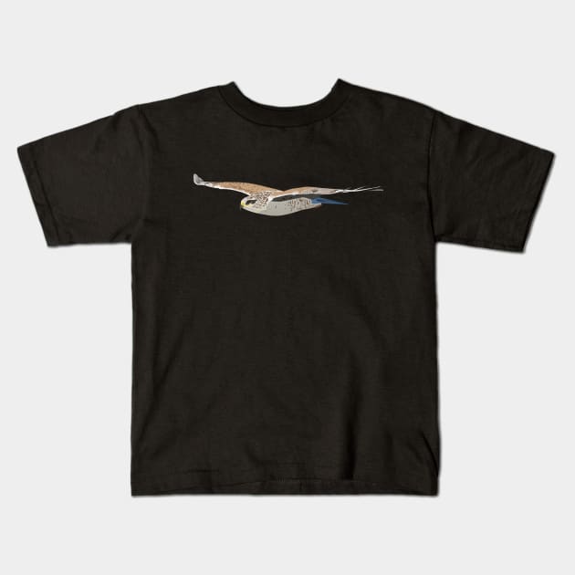 Flying Hawk Kids T-Shirt by NorseTech